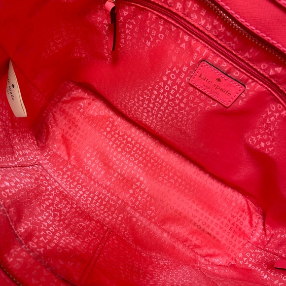 Kate Spade Abbey Street Karla in Cream and Hot Pink EUC - Picture 14 of 17